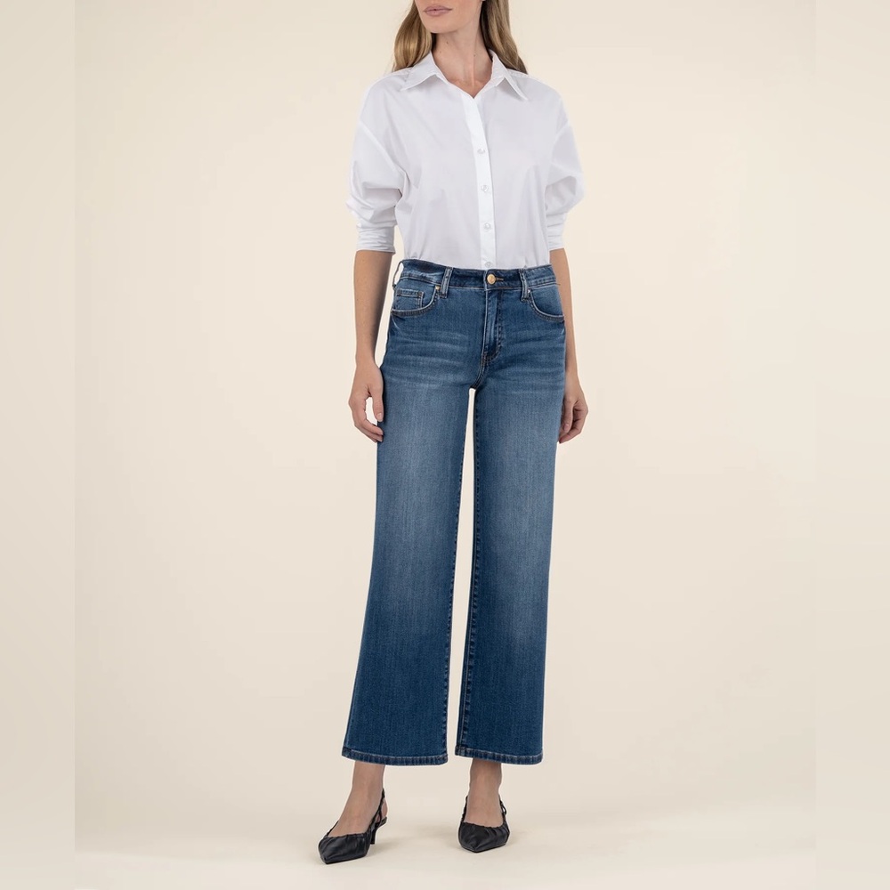Kut from the Kloth Charlotte Wide Leg High Rise - Picture 16 of 16